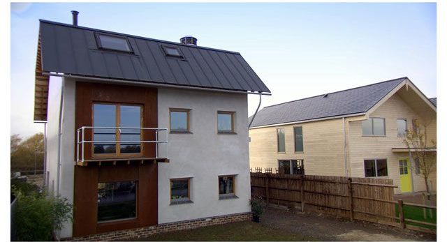 Paul and Blanka's eco friendly hempcrete house featured on Grand Designs The Street in Episode 3 on channel 4