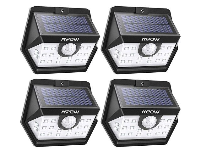 4 pack of MPOW solar security lights