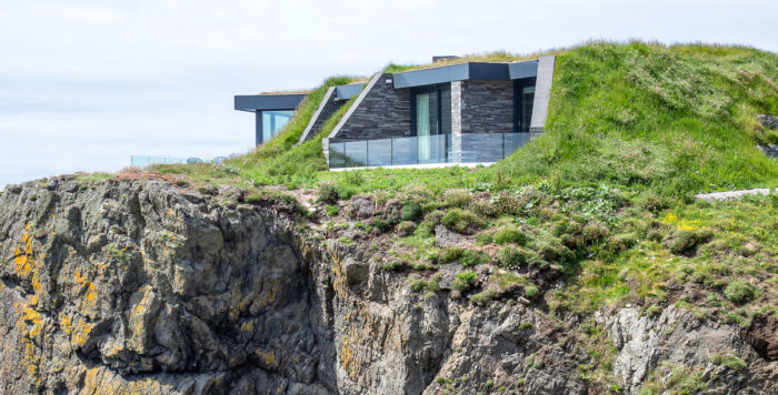 grand designs galloway clifftop house is buried into the landscape