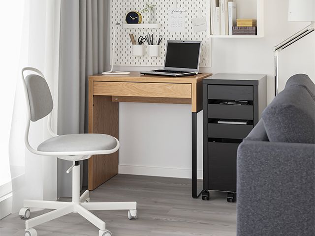 ikea desk - 6 small desks for compact spaces - home improvements - granddesignsmagazine.com