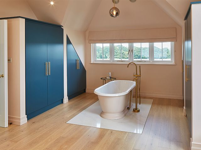 bathroom millhouse - explore the millhouse project's contemporary master suite - self build homes - goodhomesmagazine.com