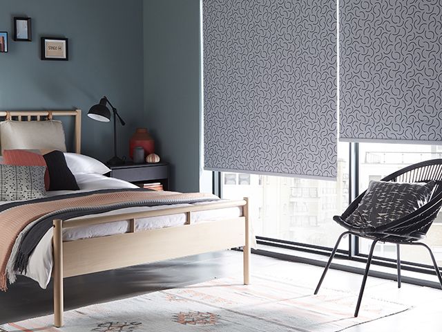 missprint roller blind floor to ceiling window from blinds2go - goodhomesmagazine.com