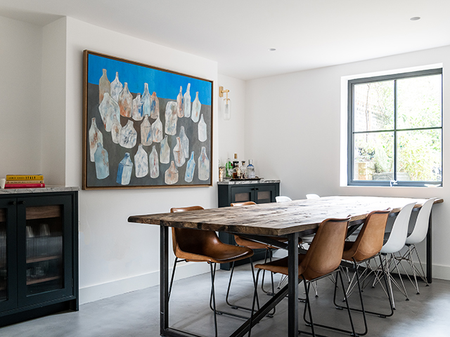 open plan kitchen diner - explore the modern kitchen of this basement townhouse - self build homes - granddesignsmagazine.com