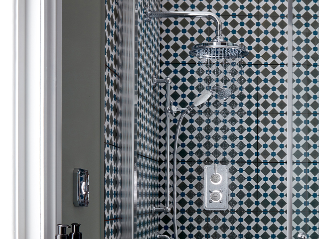 smart shower head - how to design a stylish and functional family bathroom - home improvements - granddesignsmagazine.com