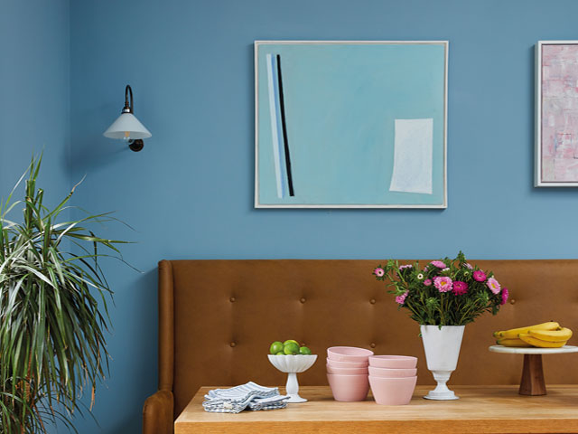 eco-friendly paints: edward bulmer natural paint in pale blue