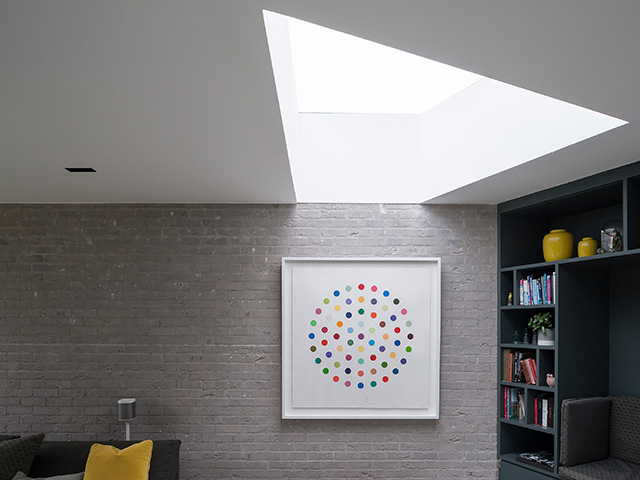 Oatlands Close property with angular roof light