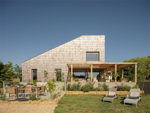Suzanne and Steve Richardson’s new 170sqm house near Bury St Edmunds, Suffolk, was project managed by Suzanne and designed by Cocoon Architects. Photo: Matt Smith