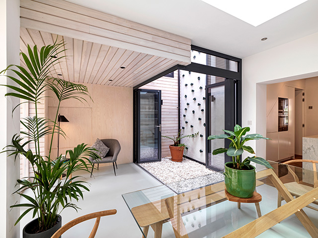 modern home with an interior courtyard. - home improvements - grand designs