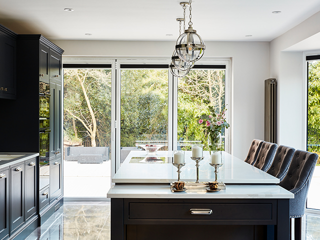 black family kitchen - take a tour of this contemporary family kitchen - home improvements - granddesignsmagazine.com