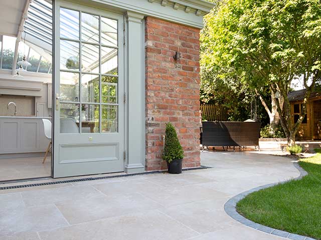 Limestone outdoor flooring paving 