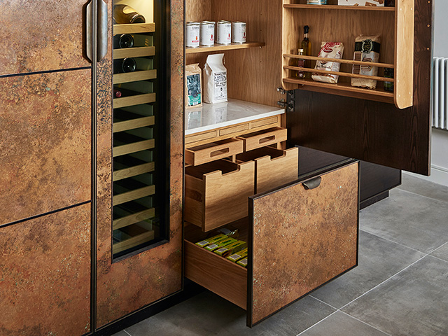 kitchen drawers with extra storage - home improvements - grand designs