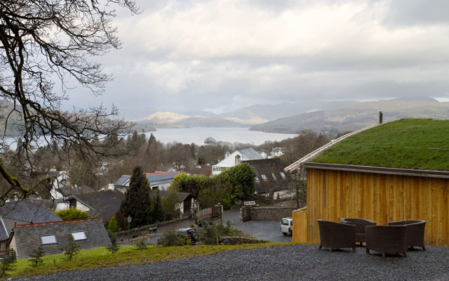 The Grand Designs Lake District house is perched on top of a hill with fantastic views over Lake Windermere 