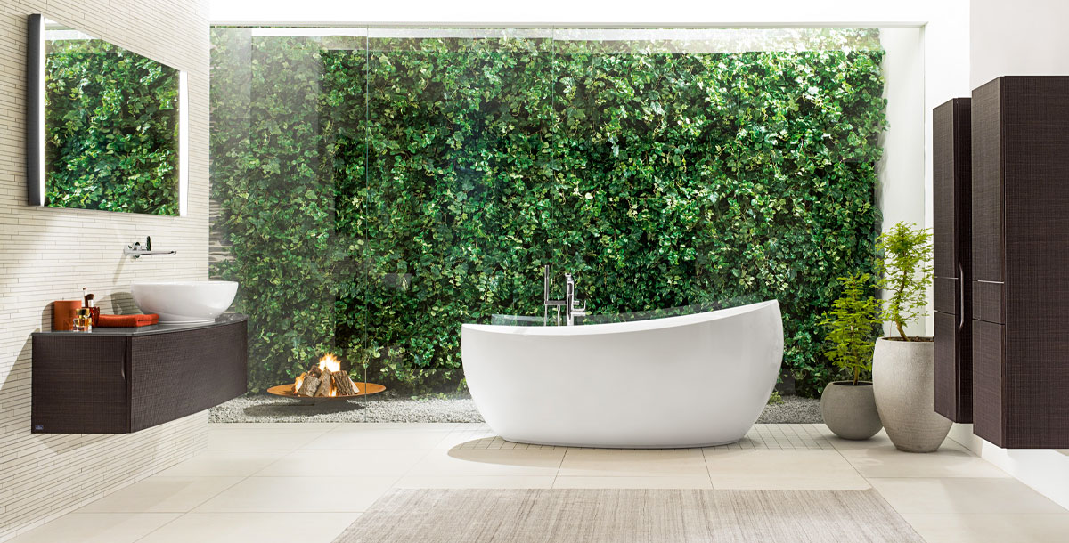 biophilic bathroom design