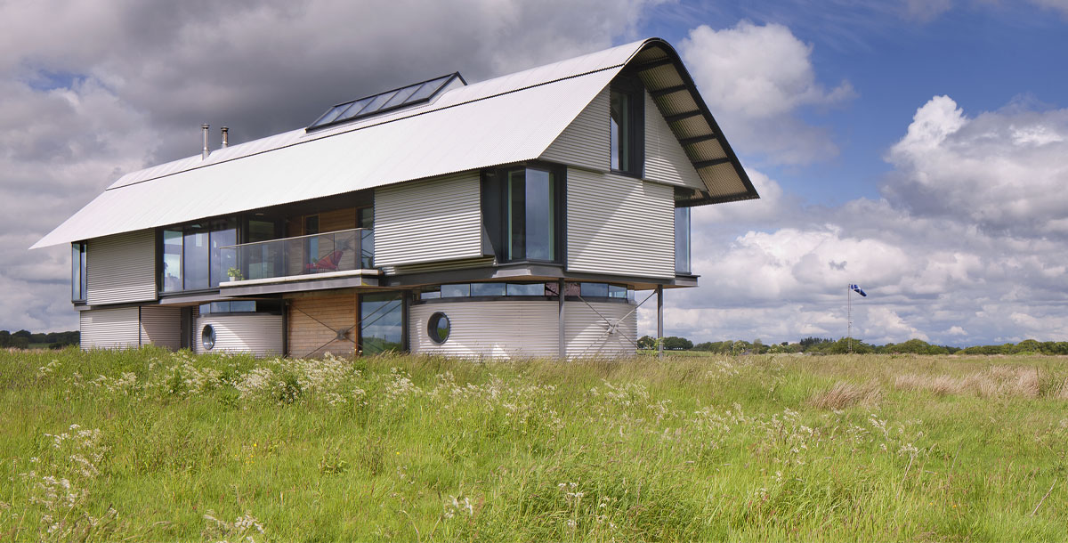 Grand Designs airfield house, Scotland