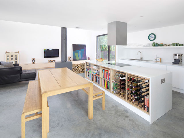 A modern open-plan kitchen-diner extension in Winchester. Photo: Julian Cornish-Trestrail