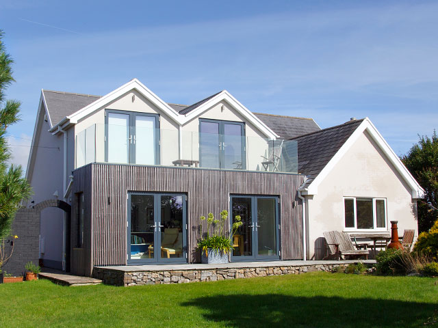 self-build house in wales