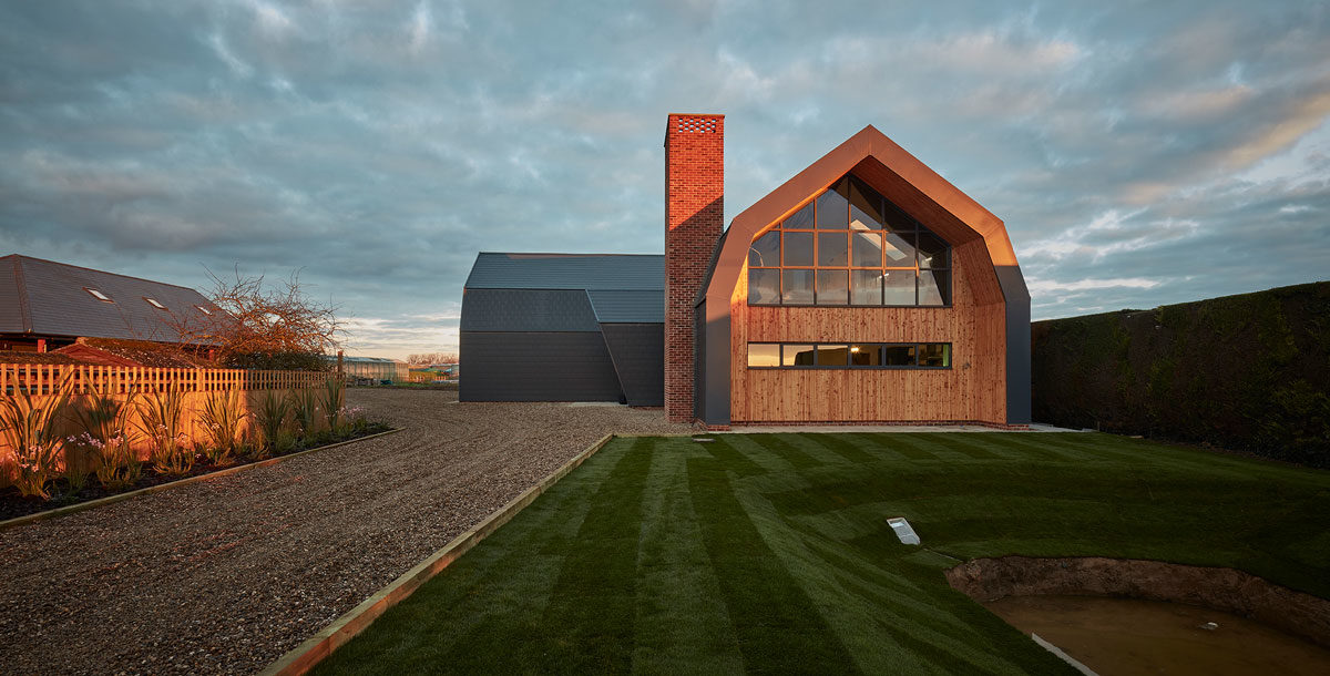The Grand Designs Dutch barn in Lincolnshire