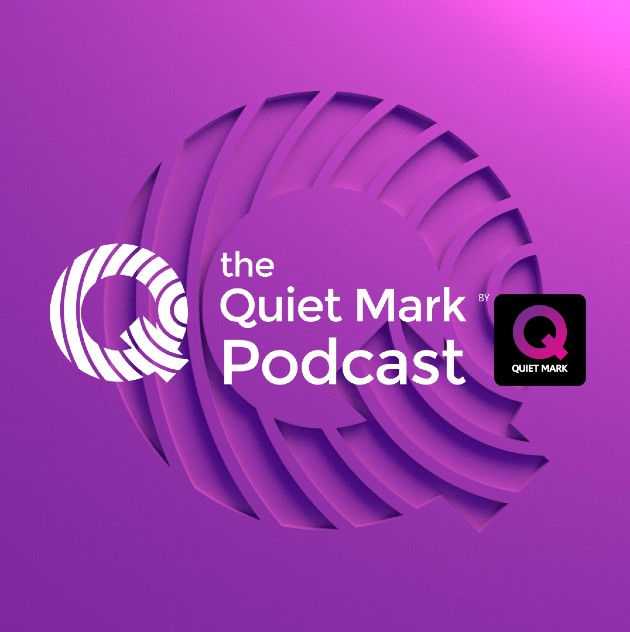 the quiet mark podcast logo