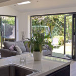 VBH Q-secure bifold windows for kitchen diner