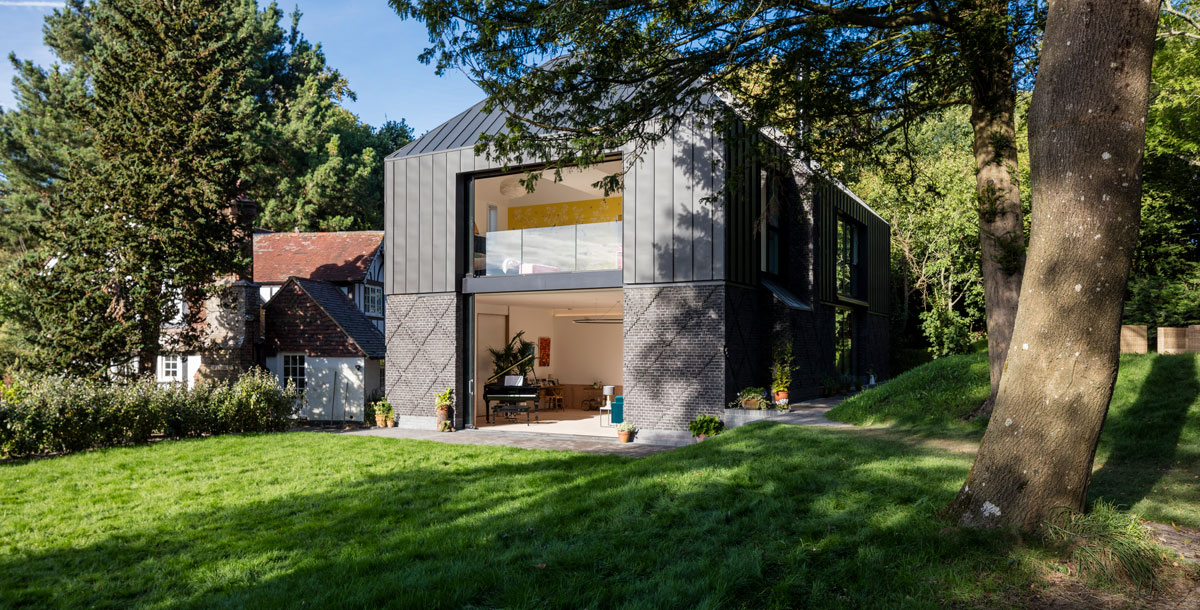 Grand Designs Horsham house was built on three acres of land on the edge of the South Downs National Park, which was advertised on an estate agent’s website