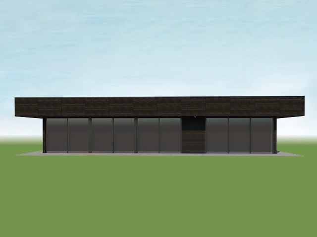 A render of the Grand Designs Malaysian house in Cambridgeshire