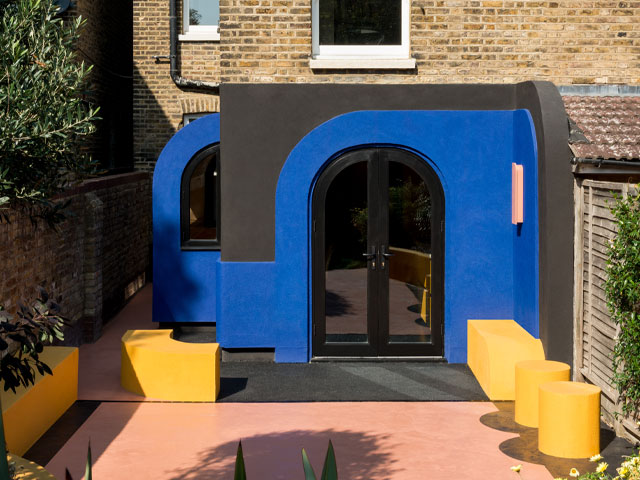 This colourful addition to a Victoria terrace house by Alexander Owen Architecture