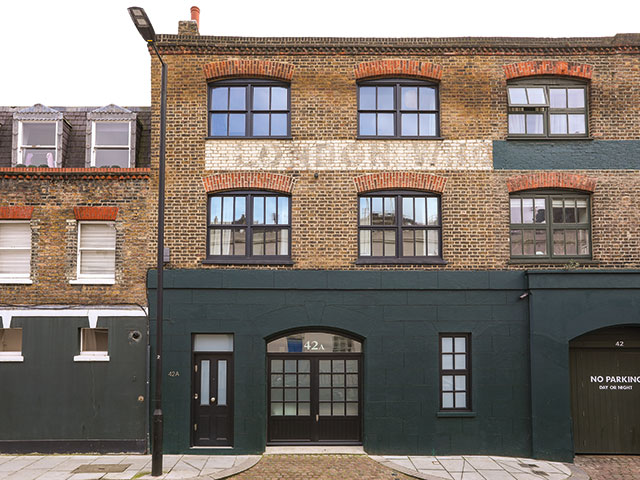 Exterior of Victorian Paddington warehouse conversion 