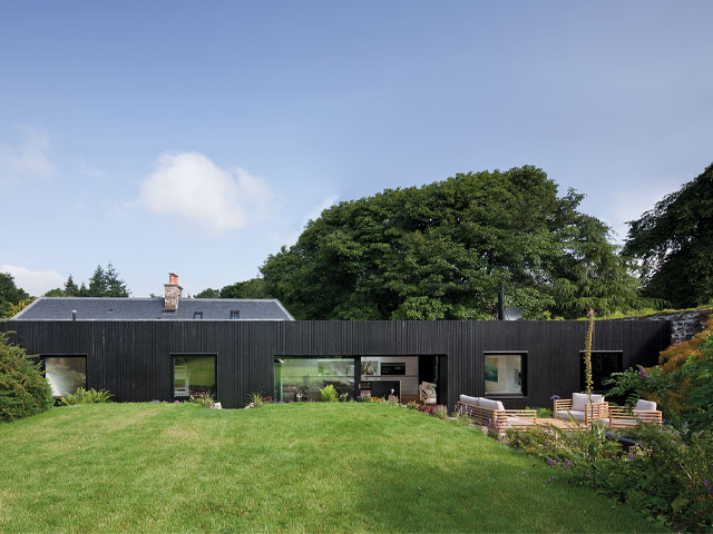 Gardeners hut extension in Kinross, Scotland