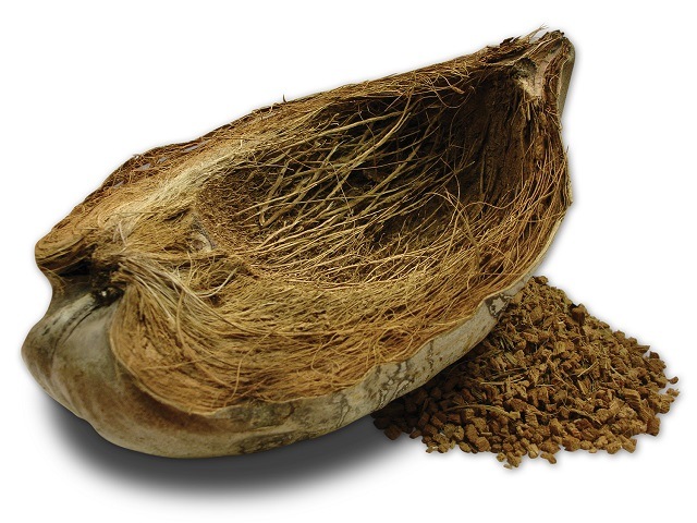 Ecoflo's filter is made of natural, organic and renewable coconut husk fragments