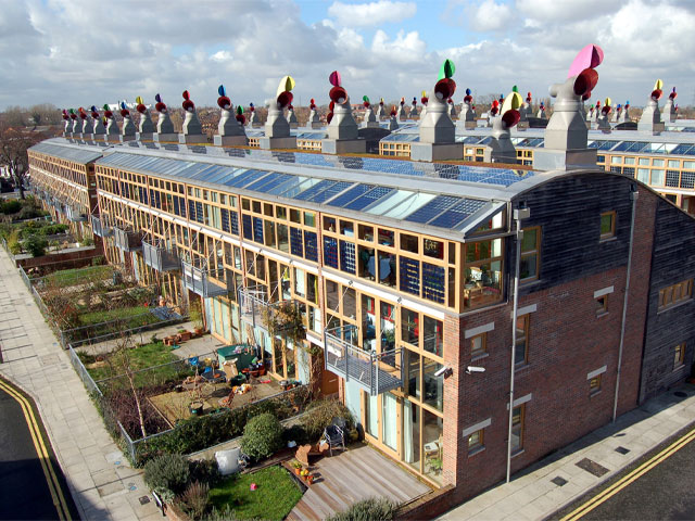 Tour BEDzed housing estate in London during Open House Festival