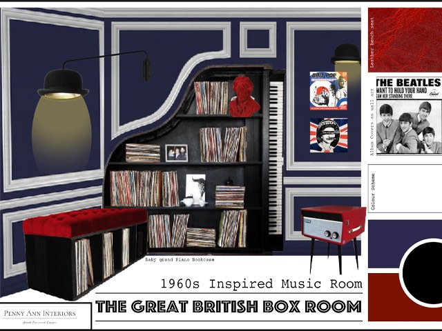 Penny Johnson's box room idea is inspired by 60s pop culture