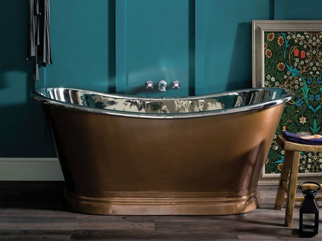 copper bathtub from BC Designs