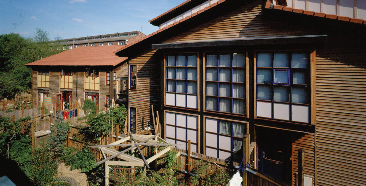 Walter Segal housing in Islington, London