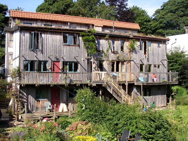 Walter Segal self-build housing in Leeds