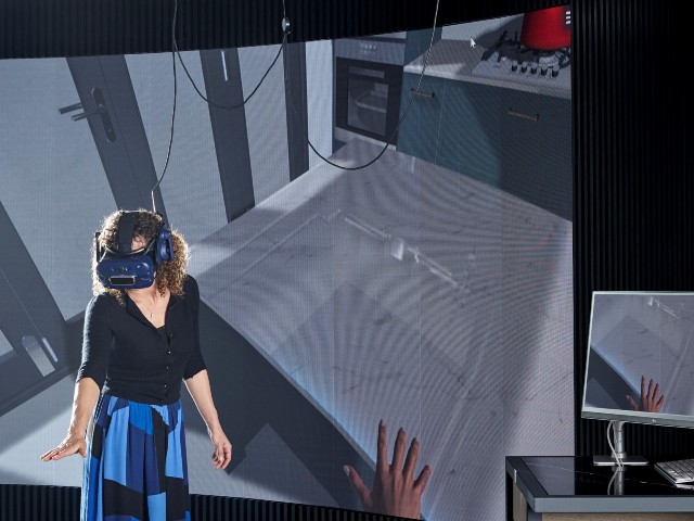 Virtual reality kitchen design lets you change your kitchen layout and colour scheme at the touch of a hand