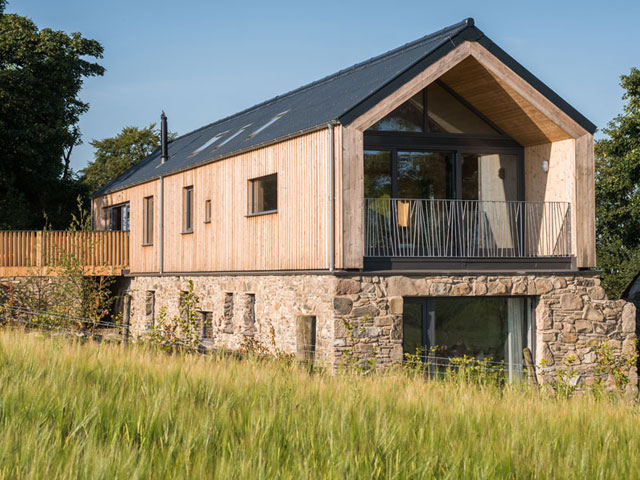 Self build project management Ballygowan Barn. Photo: Andrew Wall