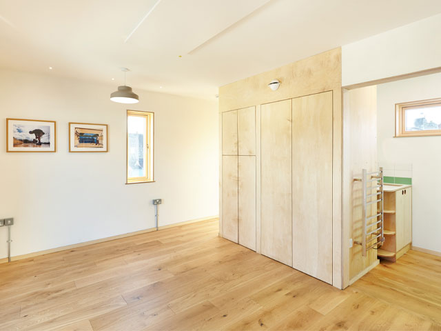 inside a timber-framed zero carbon home: the snug home in Bristol