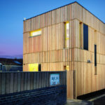 the snug home is a net zero carbon home built from timber to passivehaus standards in bristol