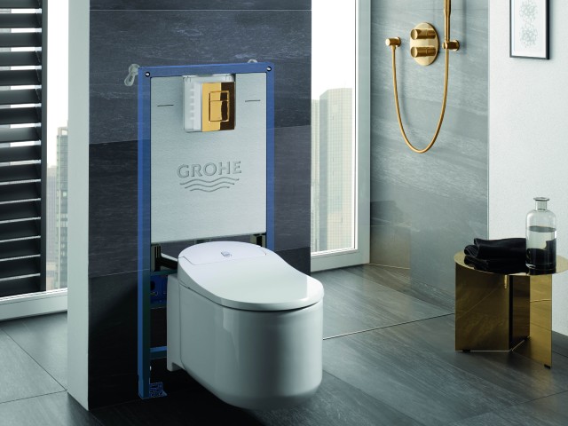 quiet flush toilets: Grohe's Whisper technology has achieved Quiet Mark accreditation