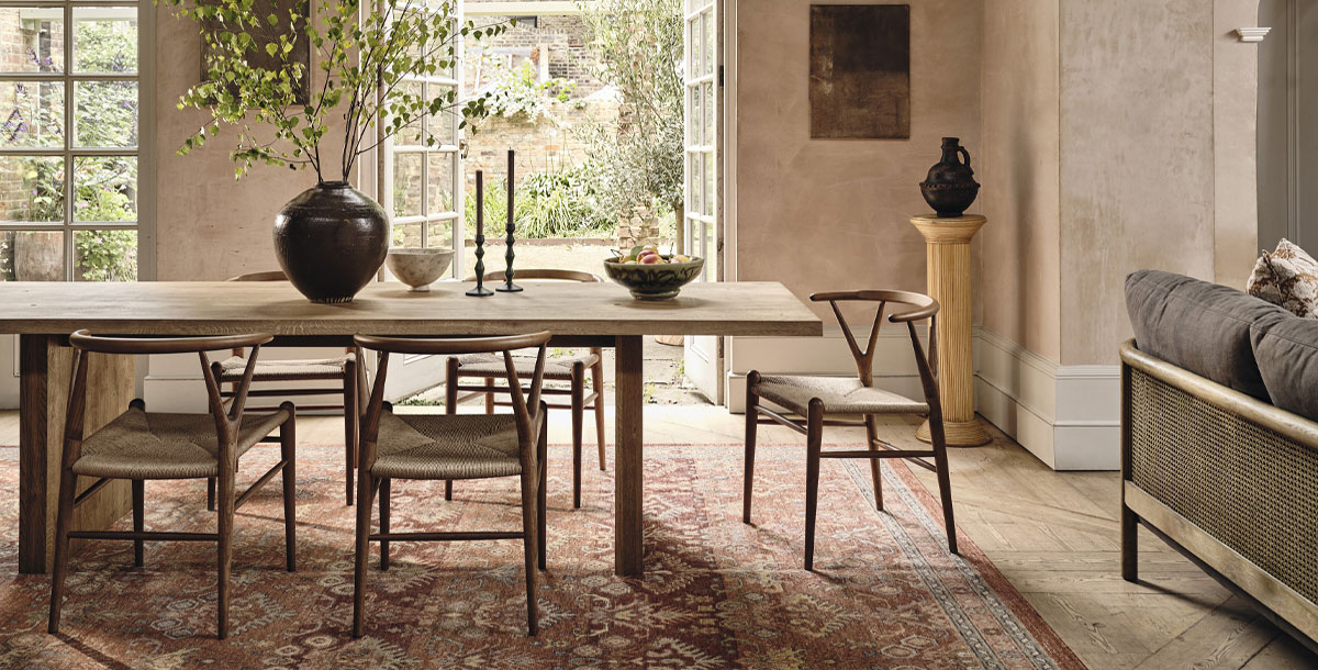 oak dining tables: farmhouse style from soho home