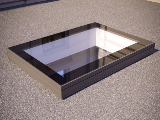 a rooflight for a flat roof with high thermal efficiency 