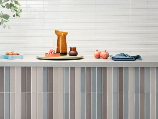 eco friendly tiles made from recycled porcelain in pastel shades from ctd architectural tiles