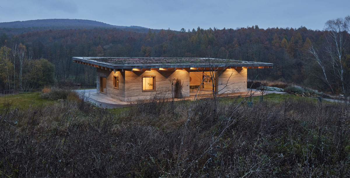 hempcrete house in Czech Republic