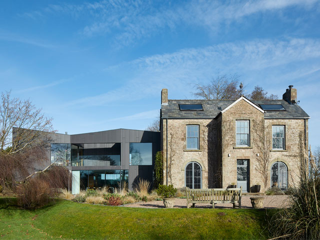 Gloucesterhsire farmhouse with new extension named house of the year 2021