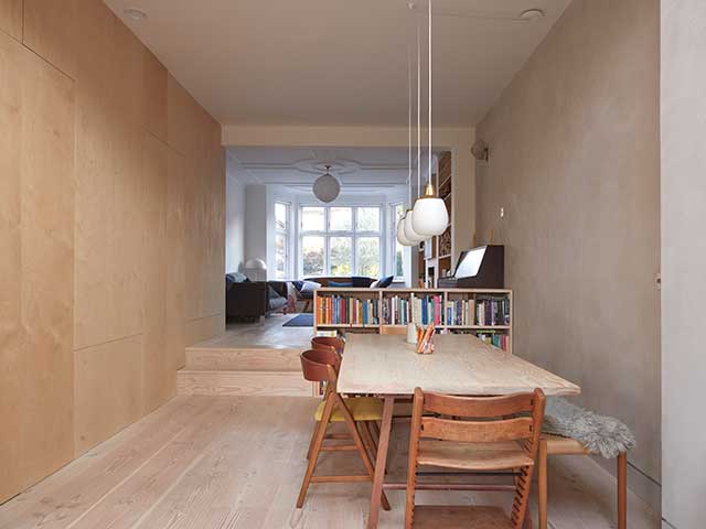 Dining room in North London renovation