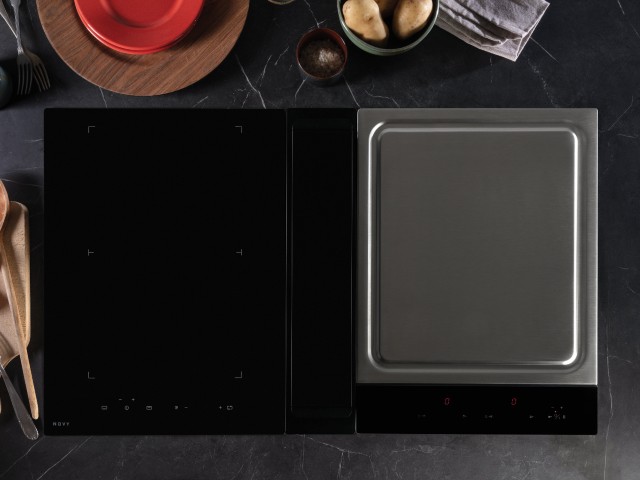 quiet induction hob: Novy Up collection of vented induction hobs