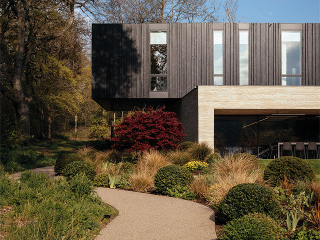 A modern accessible self-build home with lift in Hampshire