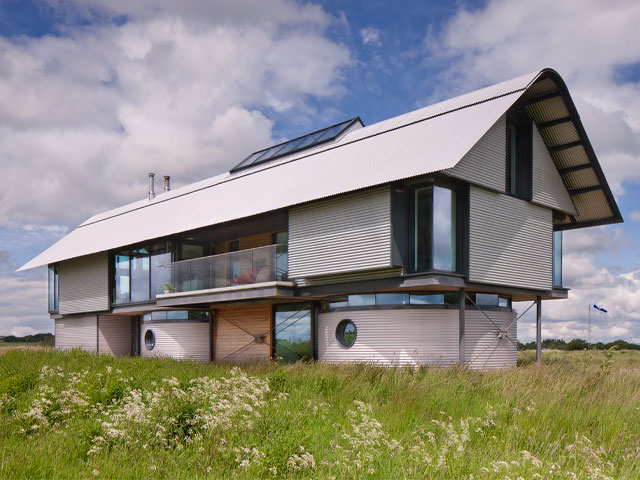 Colin and Marta's Grand Designs airship house in Scotland