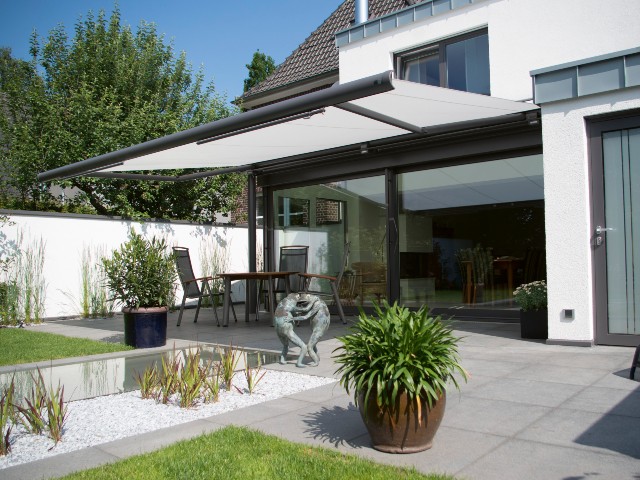 weatherproof your outdoor living space with a contemporary automated awning