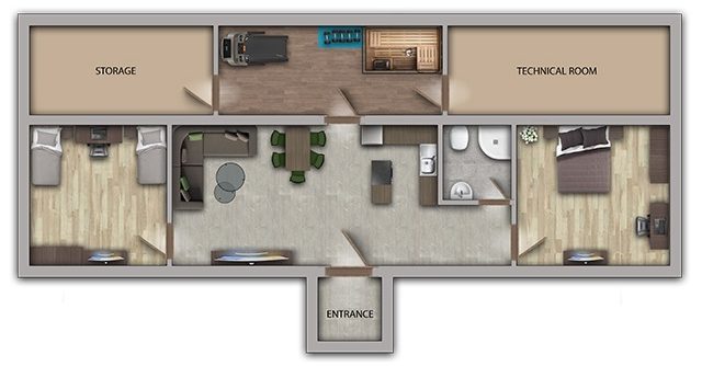 Basement Living - Bunker and Basement Player Homes (with